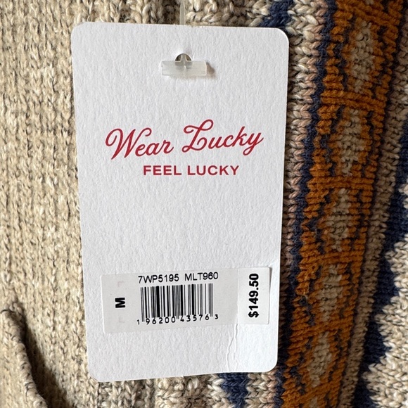 Lucky Brand patterned knitted oversize sweater - Picture 2 of 4